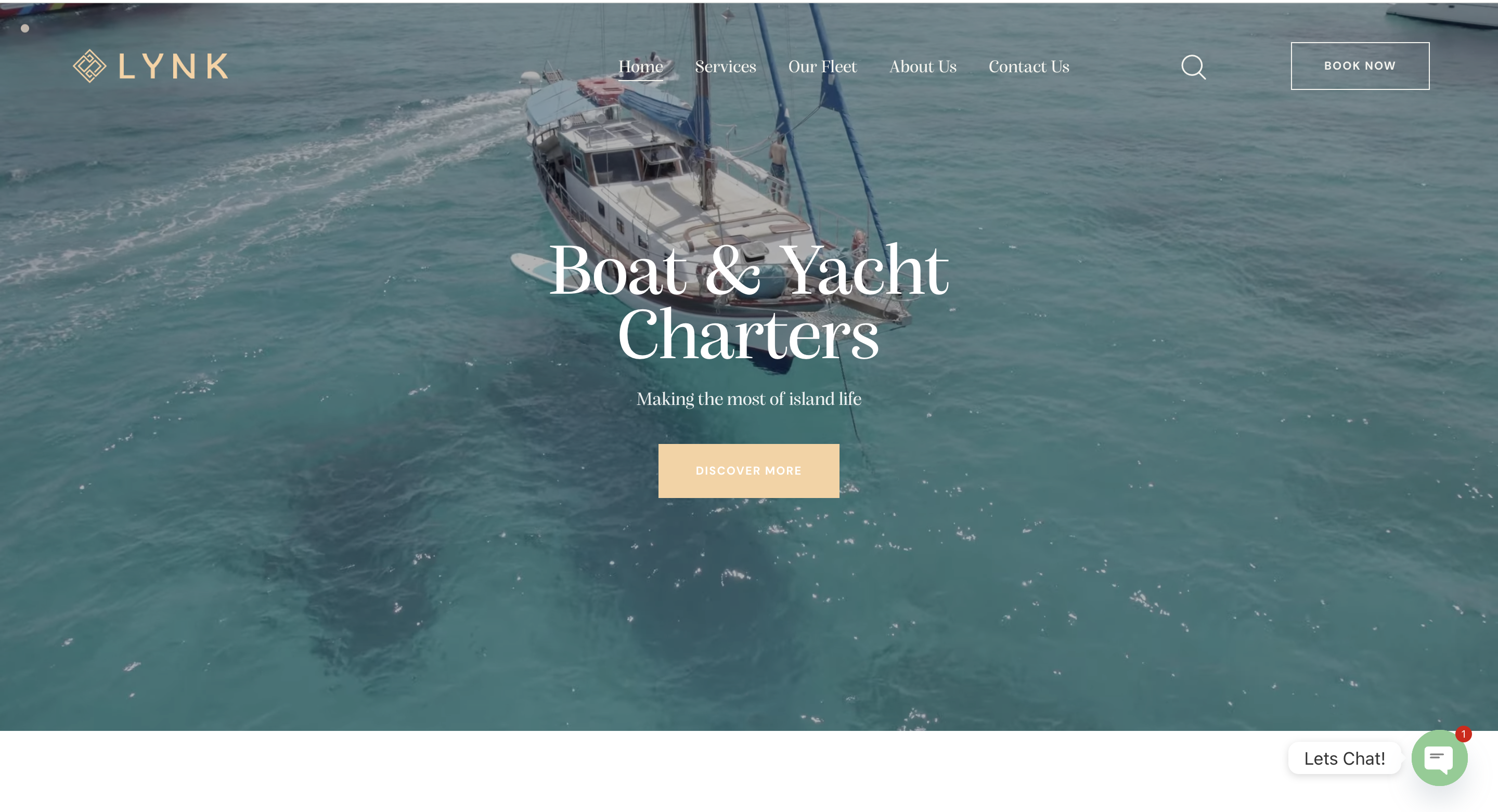 Lynk Charters website
